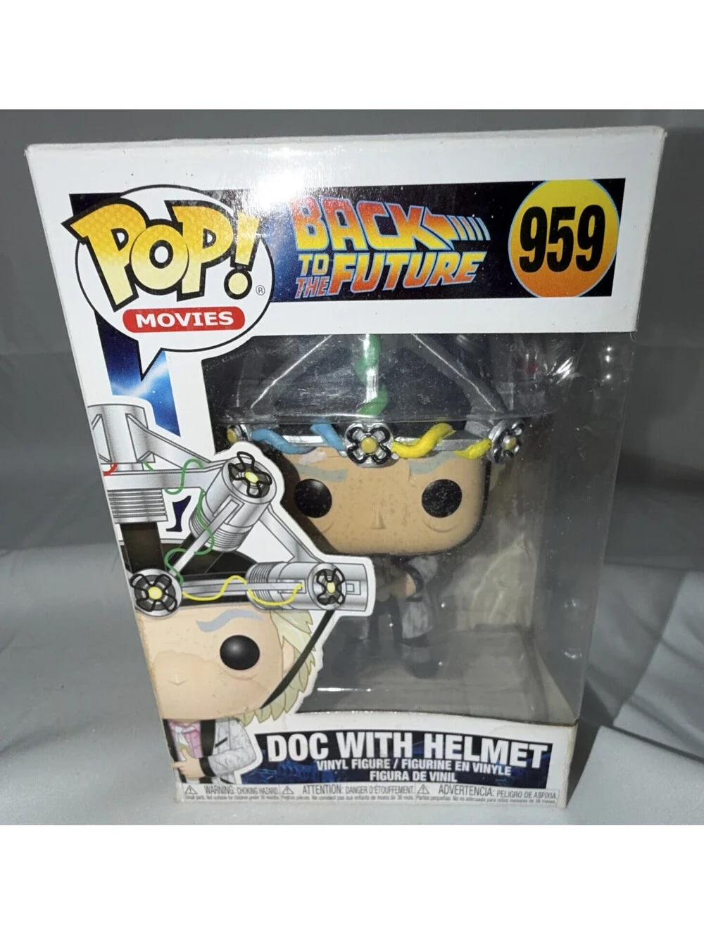 Funko Pop! Movies Back to the Future Doc with Helmet Vinyl Figure #959